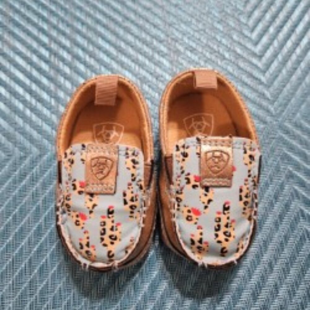 Infant Girl Ariat Piper Cactus Cruiser Lil Stomper Shoes size 1C